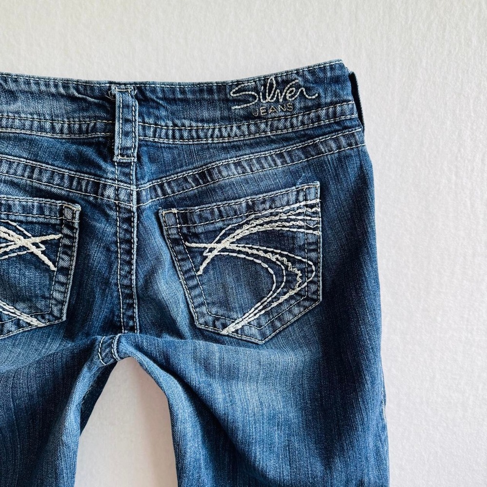 Silver Jeans Suki Bootcut Dark Wash Y2K Western Denim W29 L34 - Picture 8 of 8